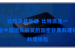 比特派最新版 比特派是一款由中国团队研发的加密钞票料理钱包