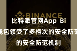 比特派官网App  Bitpie钱包领受了多档次的安全防范机制