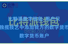 比特派数字钱包  用户只需在独揽技艺中添加我方的数字货币账户