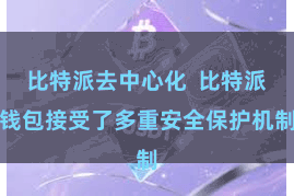 比特派去中心化  比特派钱包接受了多重安全保护机制