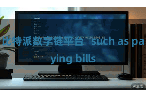 比特派数字链平台   such as paying bills