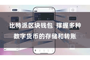 比特派区块钱包  撑握多种数字货币的存储和转账